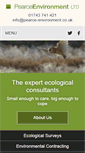 Mobile Screenshot of pearce-environment.co.uk